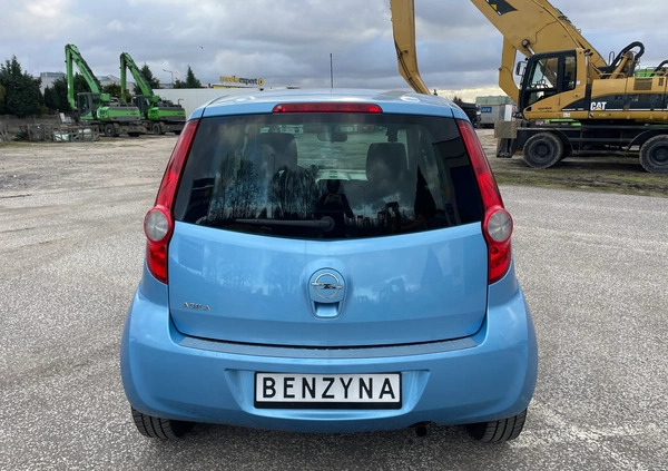Opel Agila cena 18450 przebieg: 118000, rok produkcji 2011 z Tarczyn małe 379
